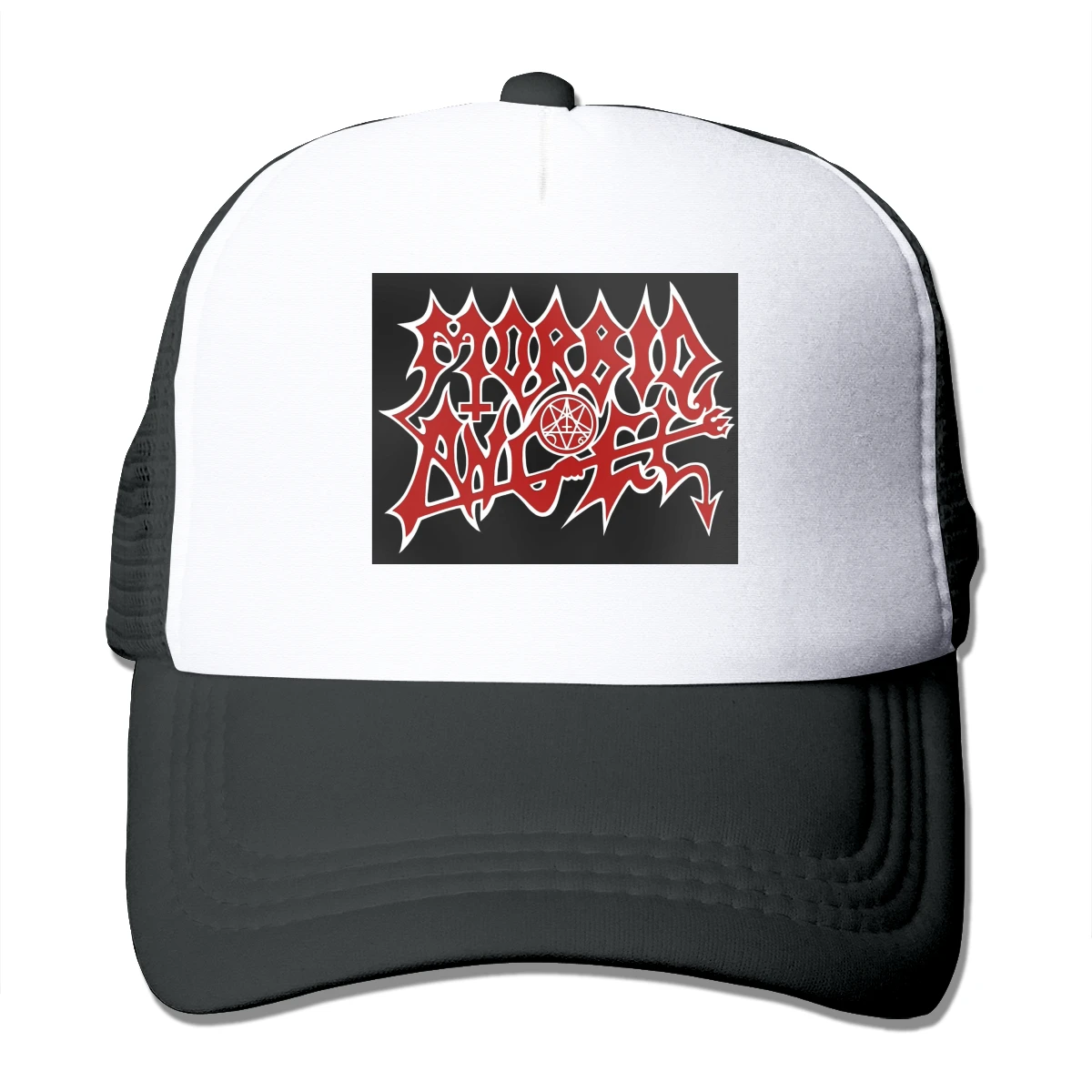 Унисекс Кепки Повседневное принт Morbid Angel сетки Бейсбол Регулируемый Snapback шапки