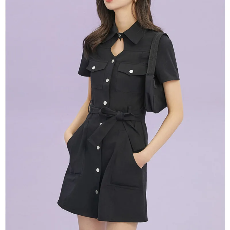 

Женская летняя однобортная мини-юбка XUXI E1054, 2021