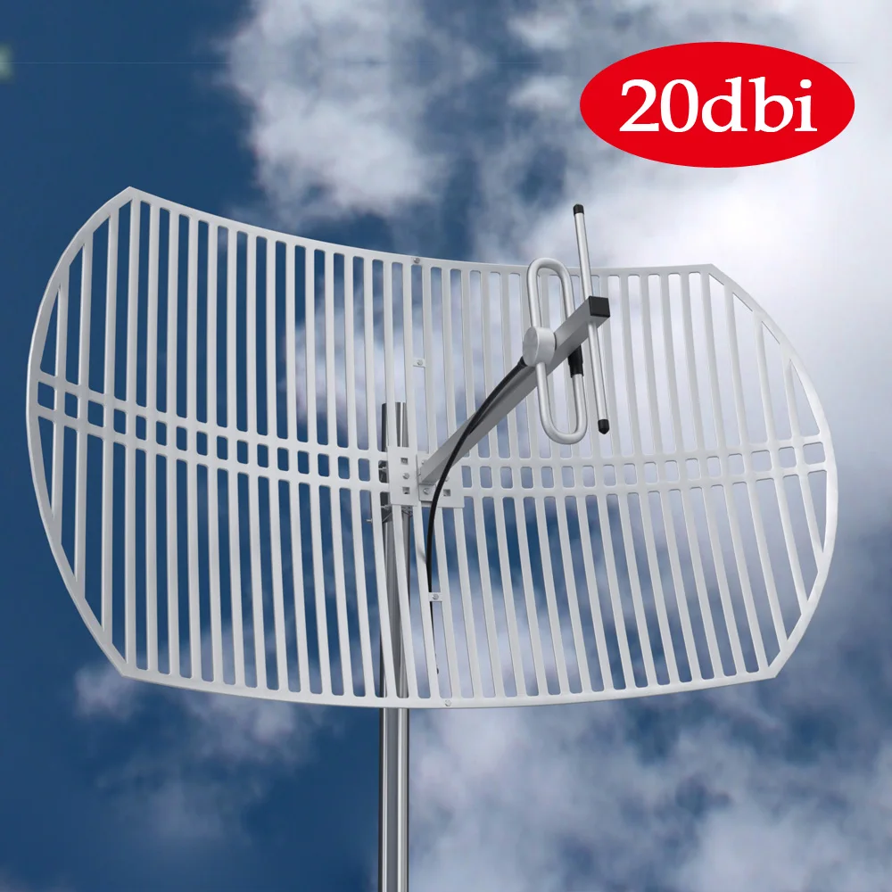 2700mhz Outdoor Antenna Directional Parabolic Grid LTE WCDMA CDMA GSM Antenna for 800~2700MHZ Mobile Signal Booster