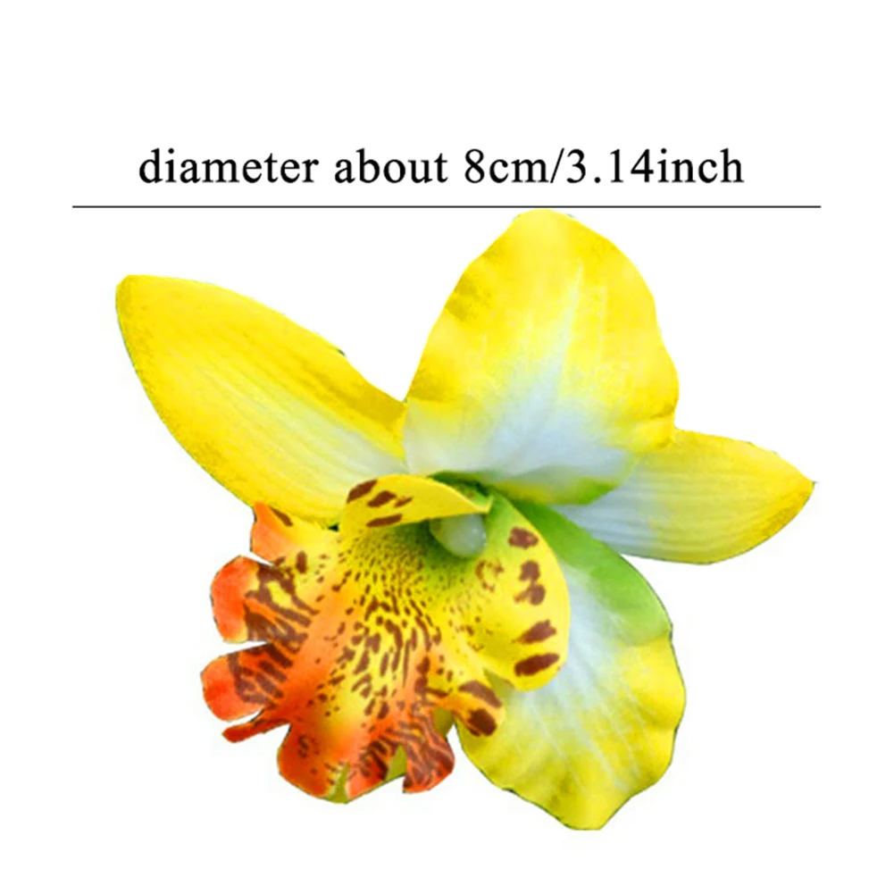 

1PC Gift Beach Women Chic Flowers Hair Clips Hairpins Colorful Handmade Flowers Barrette Beach Hair Pins Hair Accessories