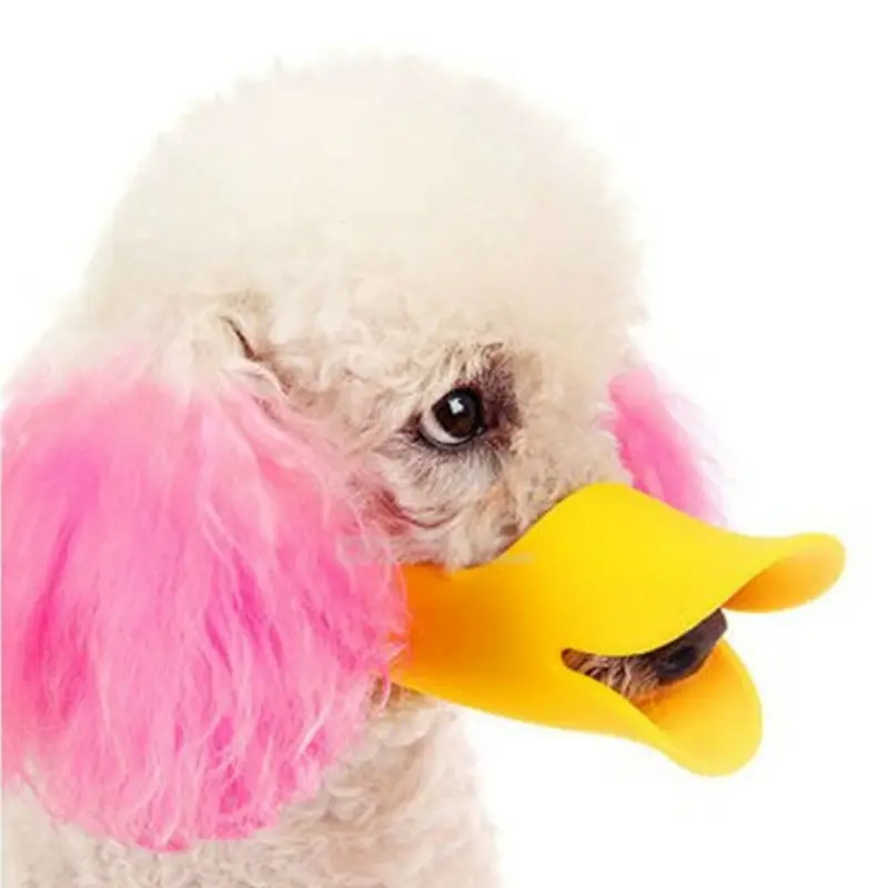 Силиконовый намордник для собак Новый дизайн настраиваемый Милая утка против