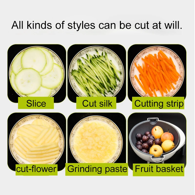 Многофункциональный овощерезка 9 в 1 Терка ручная редиска картофеля ломтик