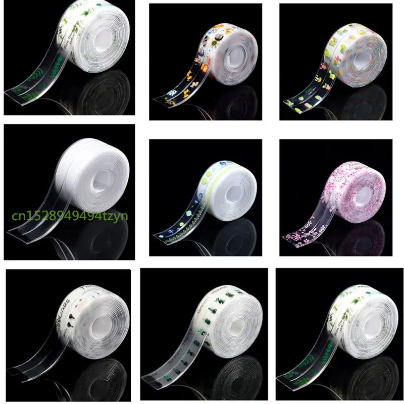 3 8x320 см многоразовая водостойкая клейкая лента для кухни с мультяшным