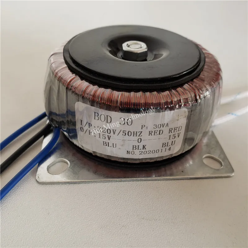 Двойной 15V 18V 24V 12V 0 220V медный изготовленный на заказ тороидальный изоляционный