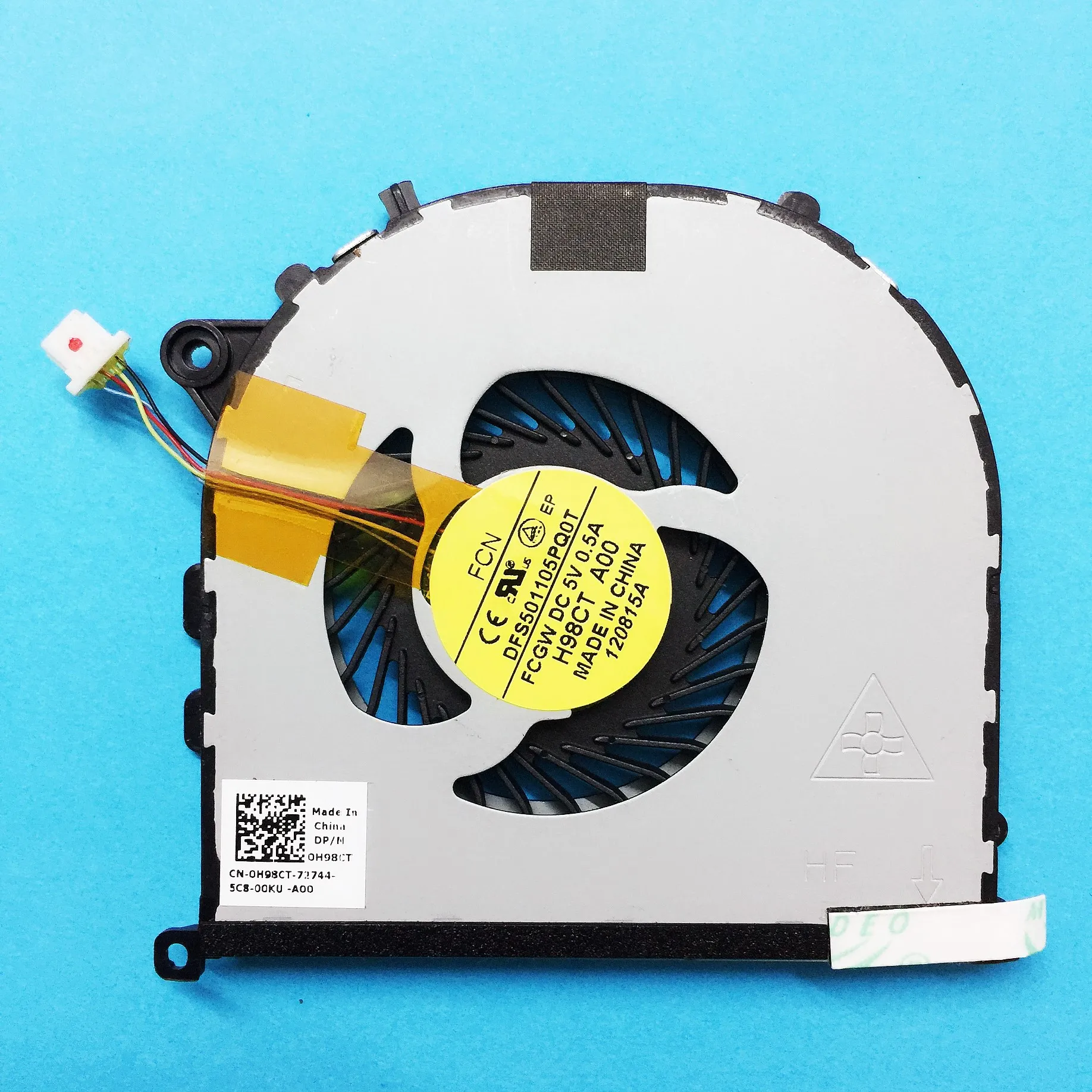 New laptop CPU cooling fan Cooler for DELL XPS 15 9530 Precision M3800 DC28000DQF0 DC28000DRF0 H98CT 2PH36 DP/N 02PH36 CN-02PH36 |