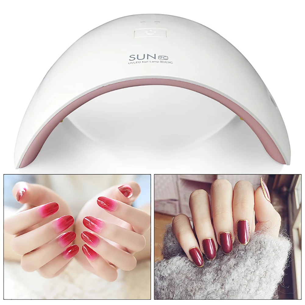 Светодиодный УФ светильник 24 Вт для сушки ногтей домашнего использования всех