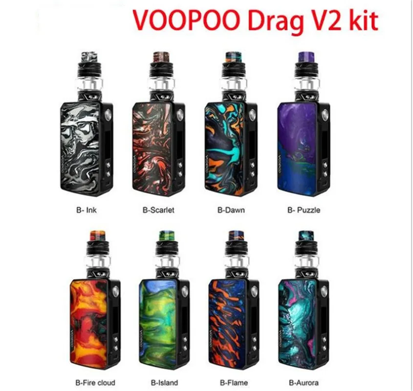 Боксмод VOOPOO DRAG 2 с клиромайзером Uforce T2 5 мл испарителем U2 N3 электронная сигарета