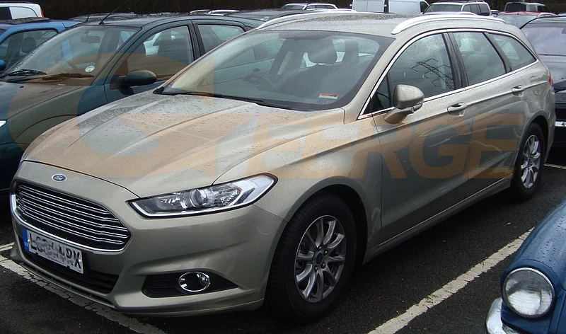 Для Ford Mondeo mk5 Fusion галогенная фара отличная ультра яркая CCFL ангельские глазки