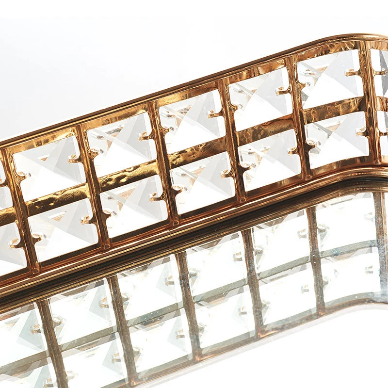 Кавайдим хрустальный поднос зеркальная подставка для торта Золотой лоток