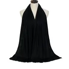 Модный шарф из модала и хиджаб из Джерси, хлопковые эластичные шали, длинный шарф, 20 цветов, мусульманский головной убор, 170*60 см