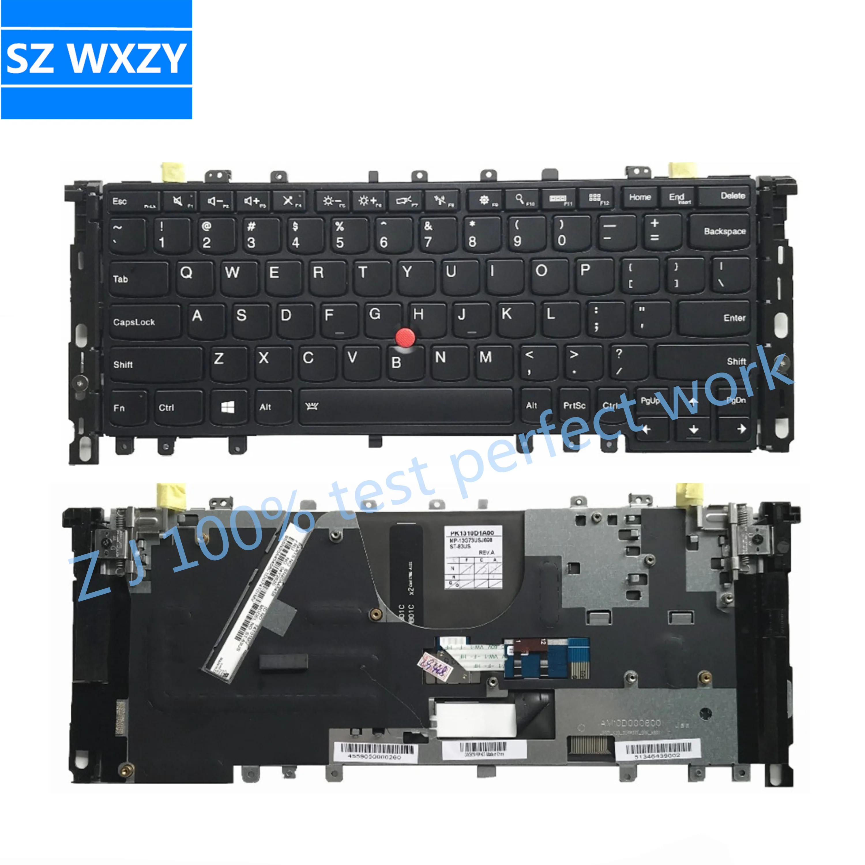 Новая версия для США клавиатура с подсветкой LENOVO THINKPAD YOGA 12 S1 S120 S240 04Y2620 PK1310D1A00 04Y2820