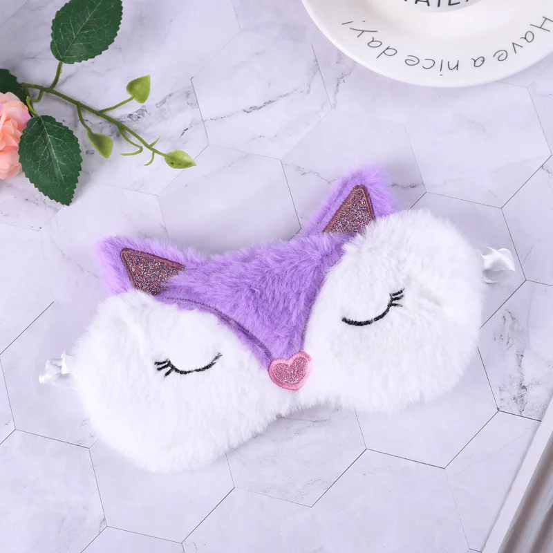 1 шт. маска на глаза для сна с мультяшными животными | Красота и здоровье