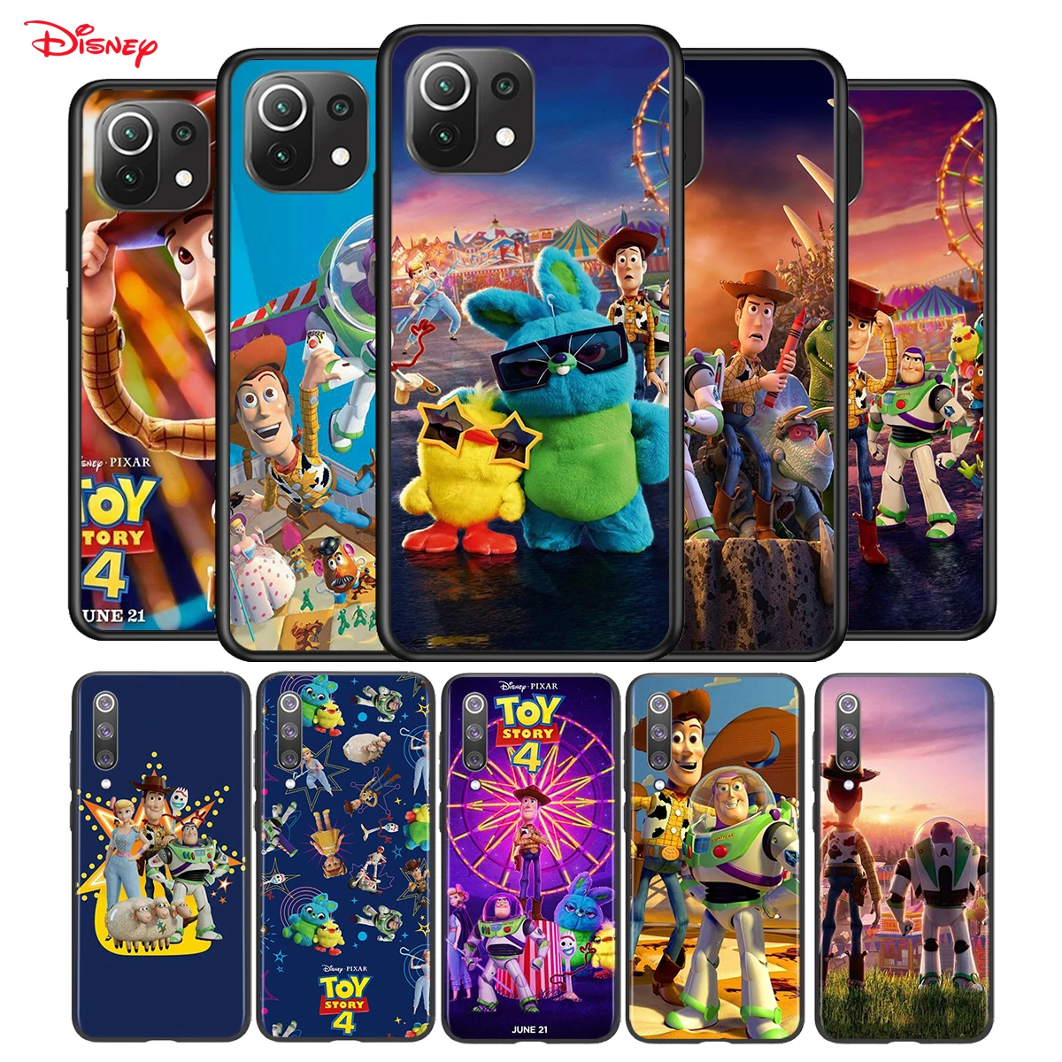 

Soft Silicone Cover Toy Story 4 Buzz Lightyear For Xiaomi Mi 11 11i 10i 10T Note 10 9 9T SE 8 Lite Pro Ultra Phone Case
