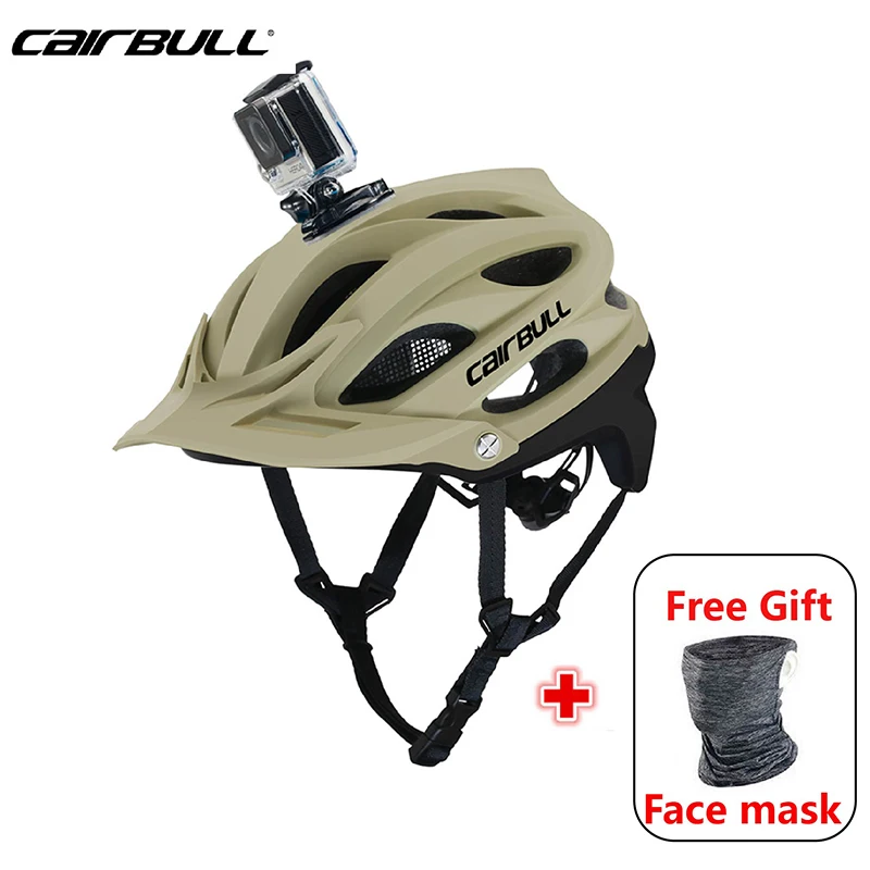 

CAIRBULL All-terrain Bicycle Helmet Camera Installable Cycling Helmet MTB Sports Safety Helmet OFF-ROAD Bike Helmet BMX Casco
