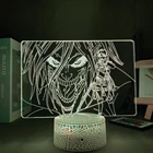 3D лампа Аниме Драконий жемчуг для косплея по аниме атака на Титанов (для дома номер Декор Светильник классный подарок для маленького ребенка Леви фигурка Акермана ночной Светильник s Титаны Атака