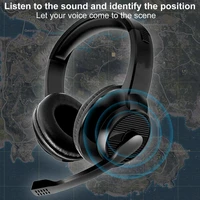 gm 001 universal 3 5mm wired e sports gaming headphone stereo head mounted headset with microphone for computer mobile phones
