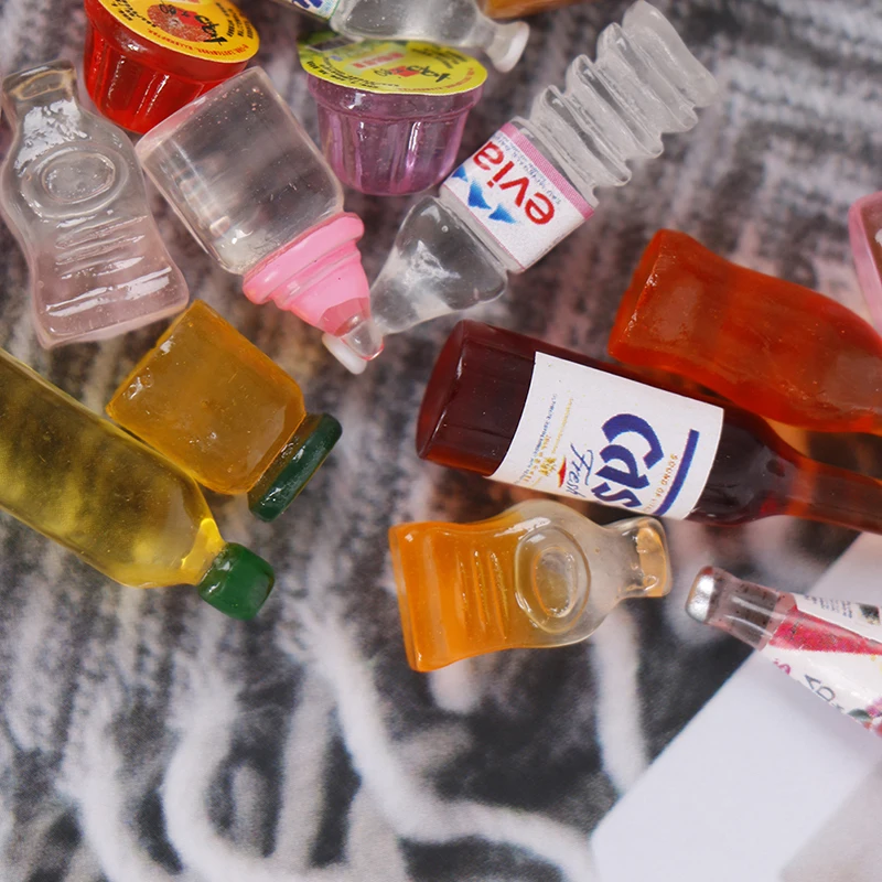 Игрушечный мини-домик для кукол имитация смолы шт./пакет в виде бутылки