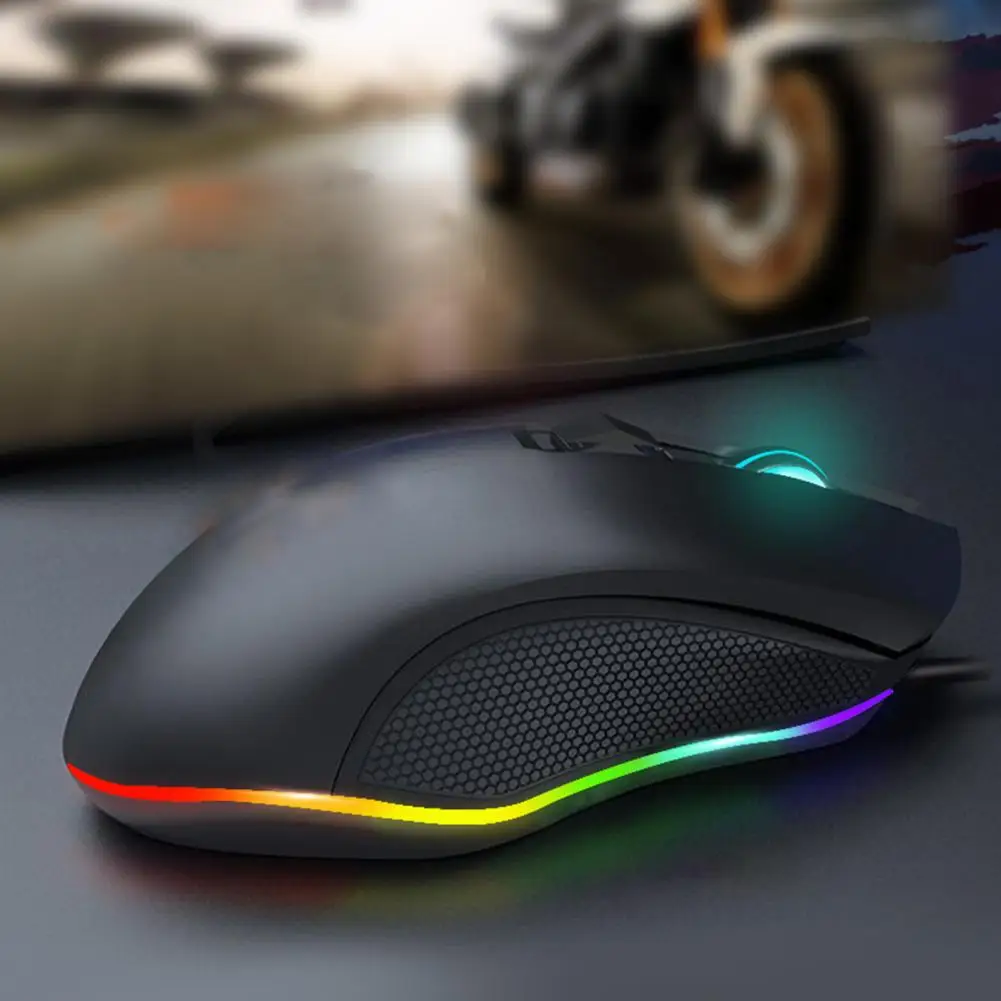 

V1 Mini Gaming Mouse Ultra-lightweight Design RGB Light Optail Sensor Mice