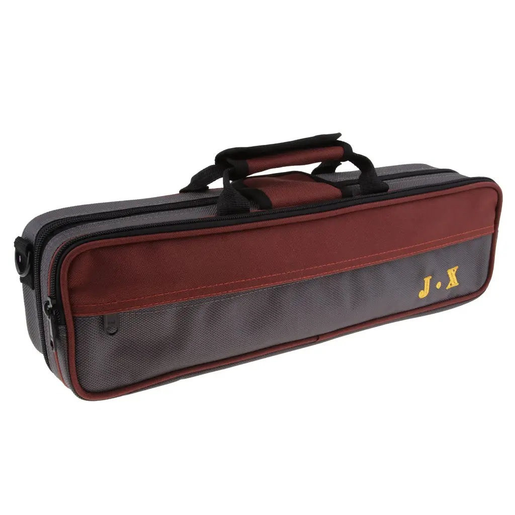 Flute Case Gig Bag Box Waterproof Lightweight for 16 Holes with Exterior Pocket Woodwind Instruments | Спорт и развлечения