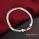 Браслет-цепочка для мужчин и женщин, 5 мм, золотогосеребряного цвета, классический, браслет дружбы фенечки