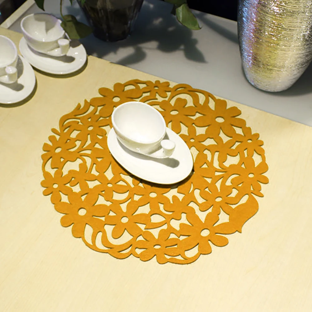 

Круглые дизайнерские настольные коврики для кухни, размеры 30x30 см