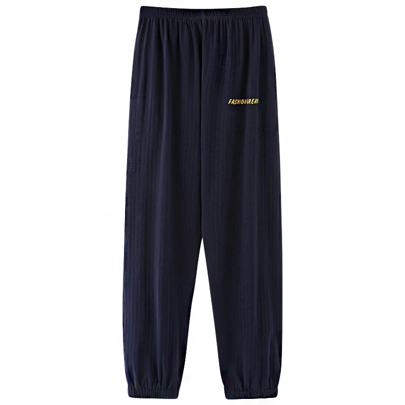 BZEL пижамы для мужчин штаны оверсайз Хлопковая пижама Мужская свободная одежда