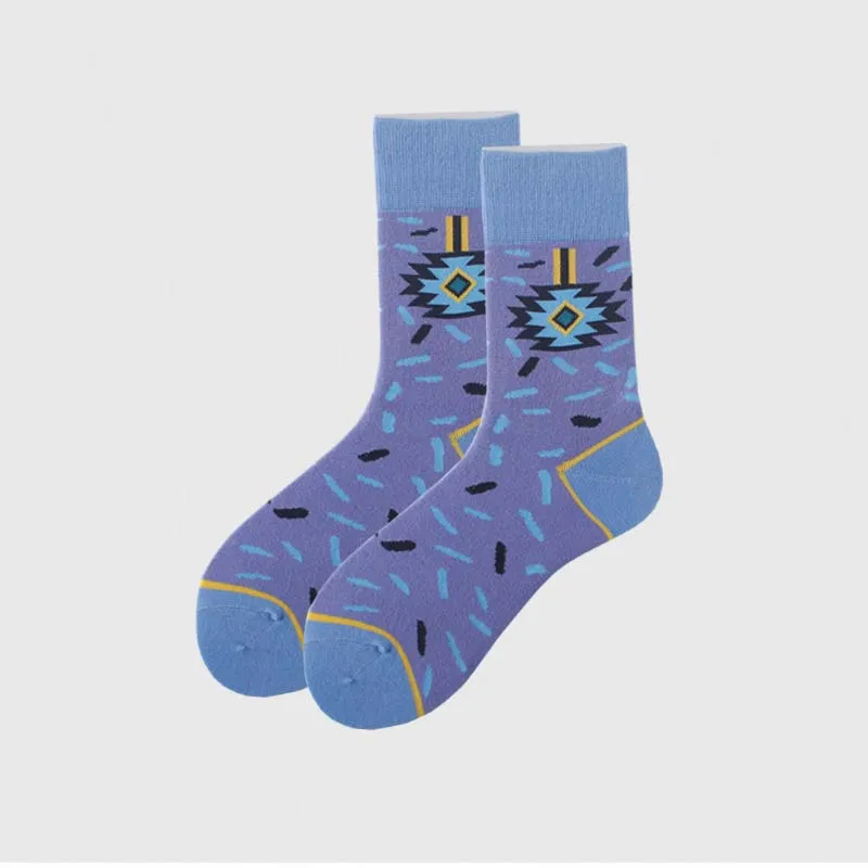 

Quality Casual Fashion Hip Hop Colorful Novelty Cotton Happy Funny Cute Couples Socks Calcetines Hombre Tide Sox For Men's Gifts