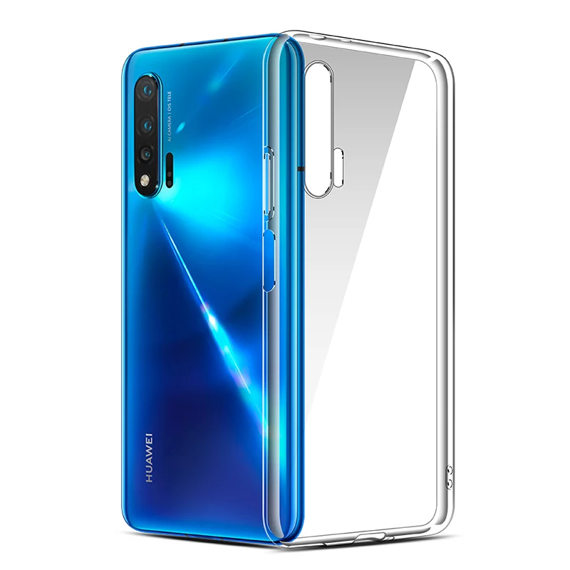 Ультратонкий прозрачный силиконовый чехол для Huawei P40 P30 P20 Lite Nova 8 7 Pro 6 5 5T мягкий