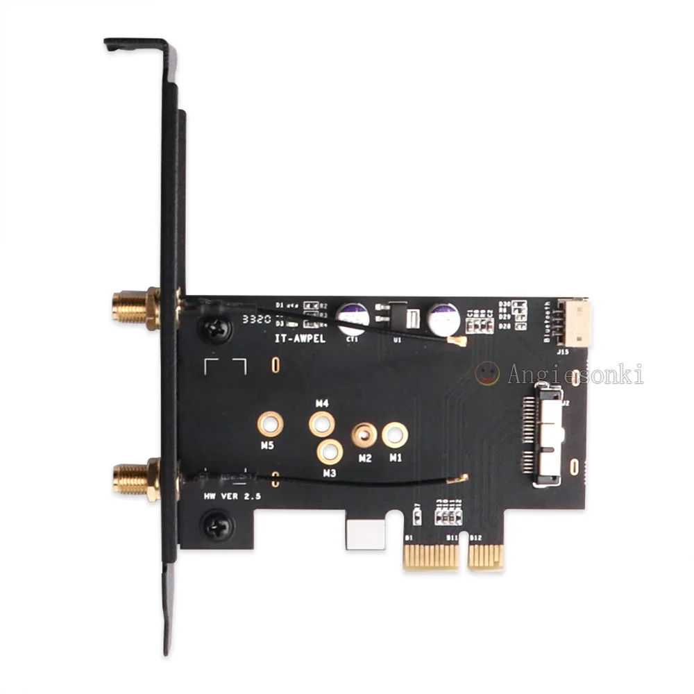 WLAN-карта PCI-e 1x 16x настольный ПК Wi-Fi адаптер WLAN-карты для AP.PLE WLAN Wi-Fi-карта {BCM94360CSAX