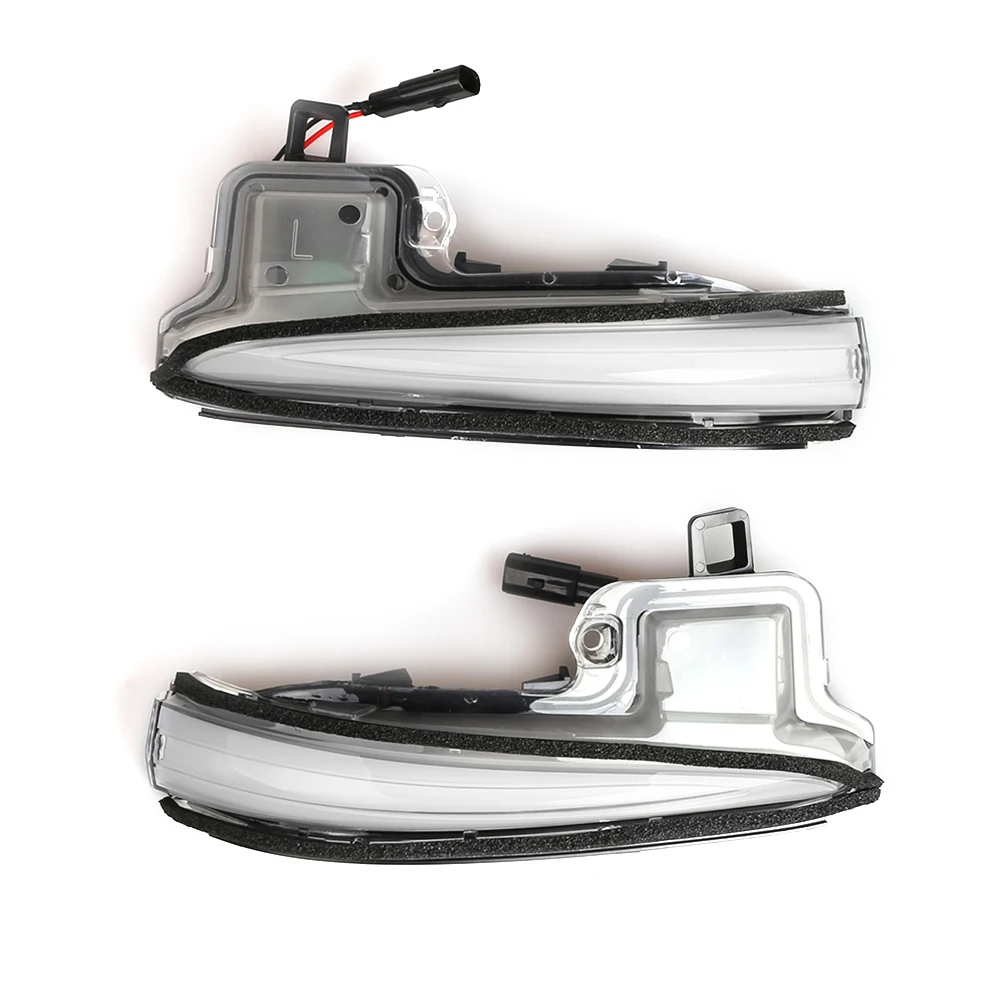 1 пара Автомобильный светодиодный динамический поворотный сигнал боковое