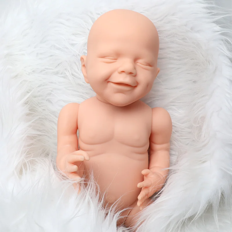 

Newborn Baby 20 Inch Bebe Reborn Doll Kit Unpainted Unfinished Unassembled Parts DIY Blank Doll Vinyl Kit Reborn Silicone Toys