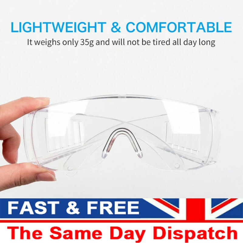 Защитные очки с широким видением ветрозащитные ударопрочные защитные для