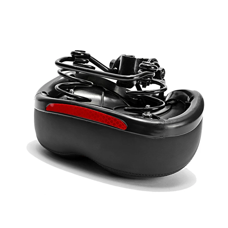 Новое широкое большое сиденье для велосипеда водонепроницаемое кожаное удобное