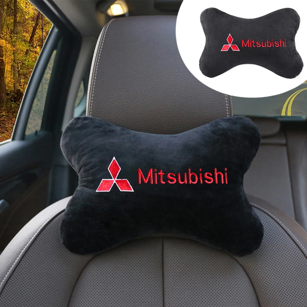 

Car Head Rest Backrest Neck Support Pillow Auto Headrest Cushion Pillows For Mitsubishi Ralliart Lancer 9 Asx Outlander 3 Pajero