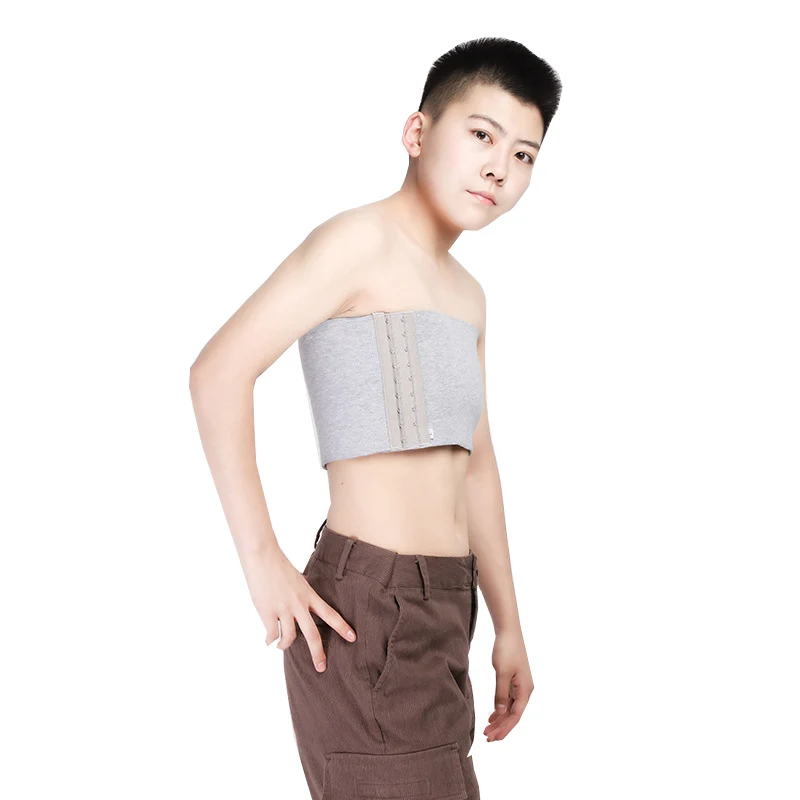 HaleyChan прочный эластичный ремешок корсет без бретелек для томбоя транссексуалов