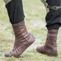 2021 foreign trade explosion womens flat bottomed mens and womens same style womens boots retro womens short boots