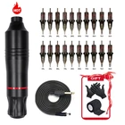 Профессиональная тату-машинка, ротационная тату-машинка, набор ручек с картриджами, иглы, машинка для перманентного макияжа, товары для татуировок