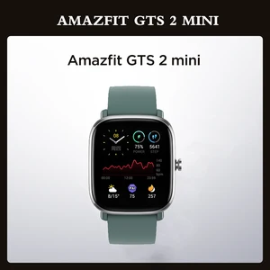 global version amazfit gts 2 mini gps smartwatch 1 55 301 ppi amoled display 70 sports modes smart watch for android ios phone free global shipping