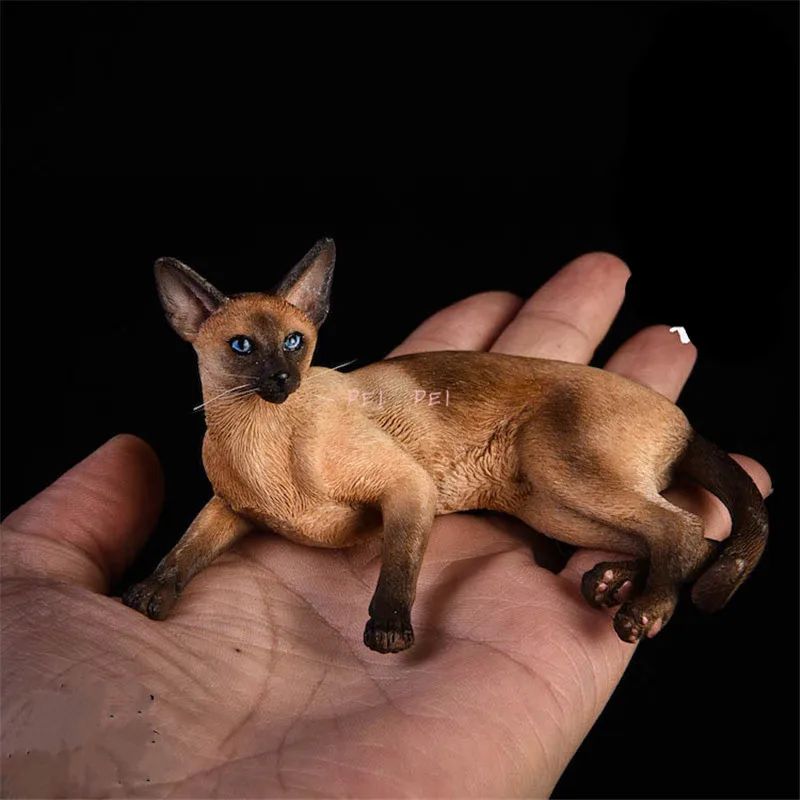 Распродажа 1/6 Имитация животных Сиамский кот креативный домашний декор