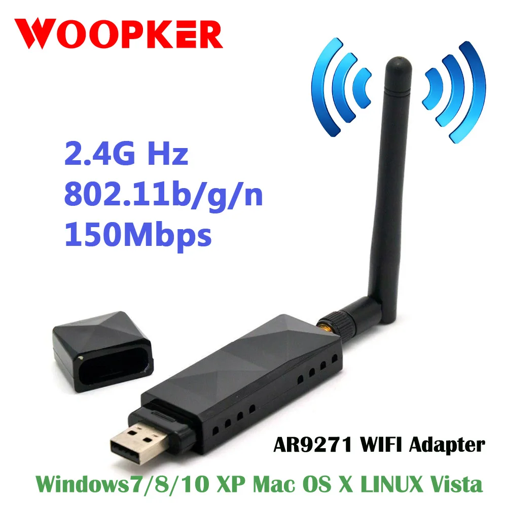 Беспроводной USB Wi-Fi адаптер AR9271 2dBi беспроводная антенна для Kali Linux/Windows XP/7/8/10/Roland