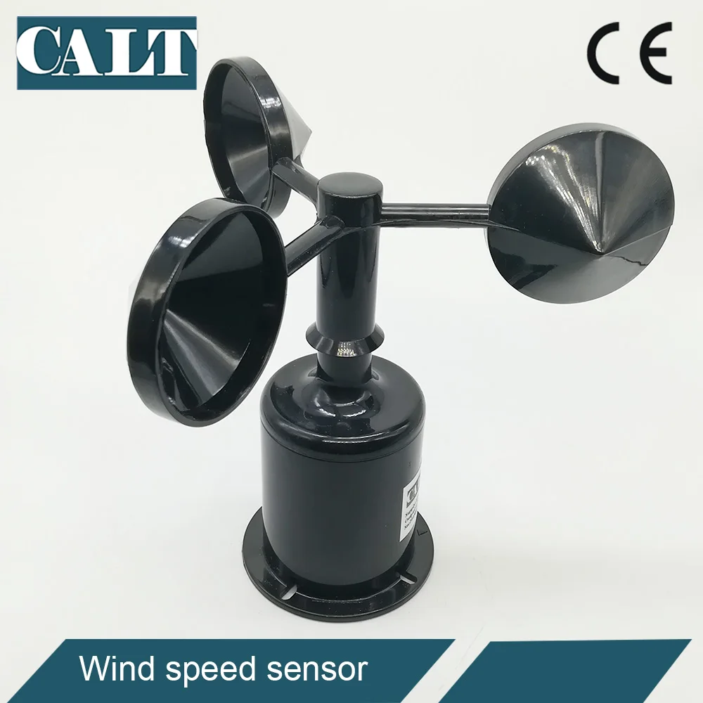 

3 Cup Wind Speed Anemometer 12 24 V dc Wind Sensor RS485 4-20mA 0-5V Transmitter Weather Station