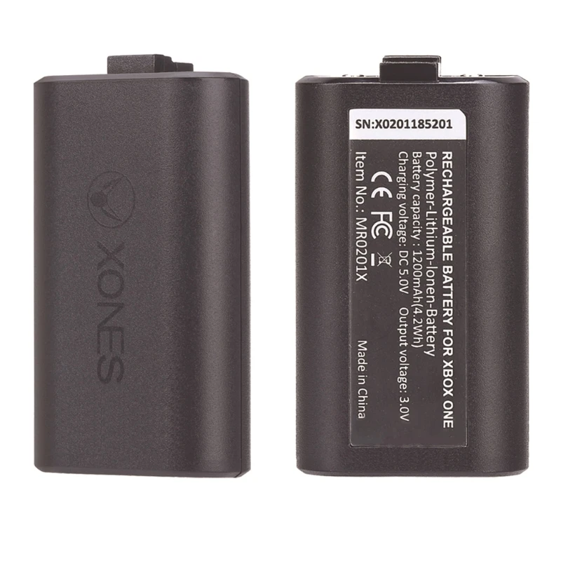 

1/2pcs Lithium Polymer Battery with USB Charging Cable for ONE XSX Wireless Game Controllers Replacement Batteries