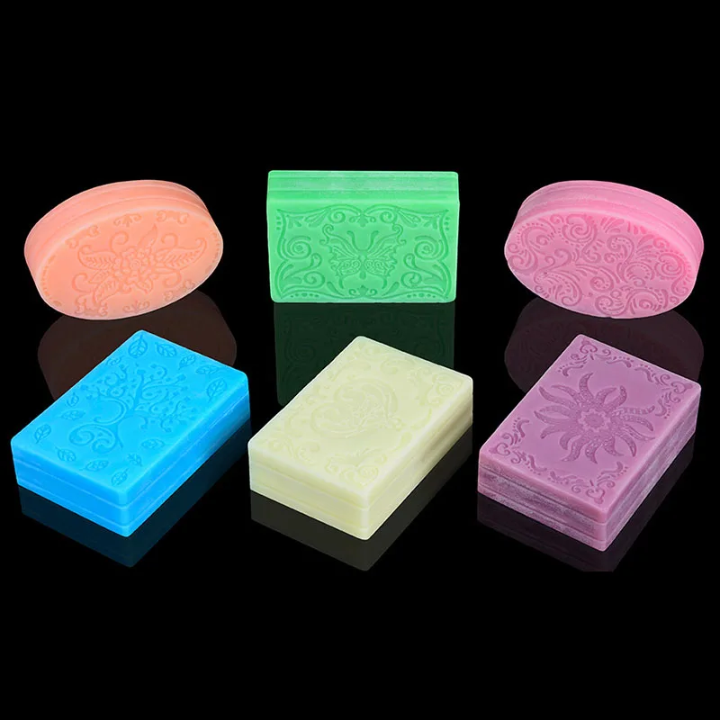 Силиконовая форма для мыла создания 3D 6 формы овальные прямоугольное мыло ручной