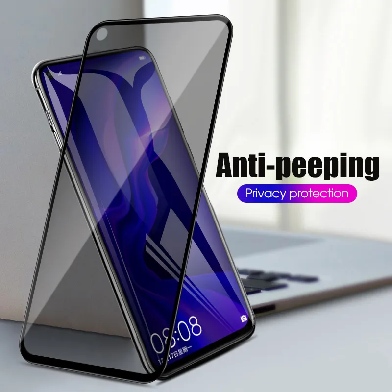 Anti Spy Screen Protector For OPPO K7 Find X2 Lite F17 Pro F15 Ace 2 A92S A72 A52 A53 2020 A9 A5 A32 A31 A12E A1 Privacy Glass
