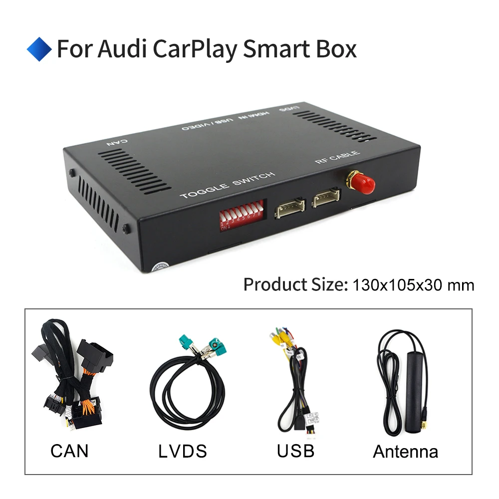 Аксессуары Carlinkit2.0 беспроводные Carplay Android Auto подходит для модуля Audi A4/A5/S4/S5/RS4/RS5/Q5 с