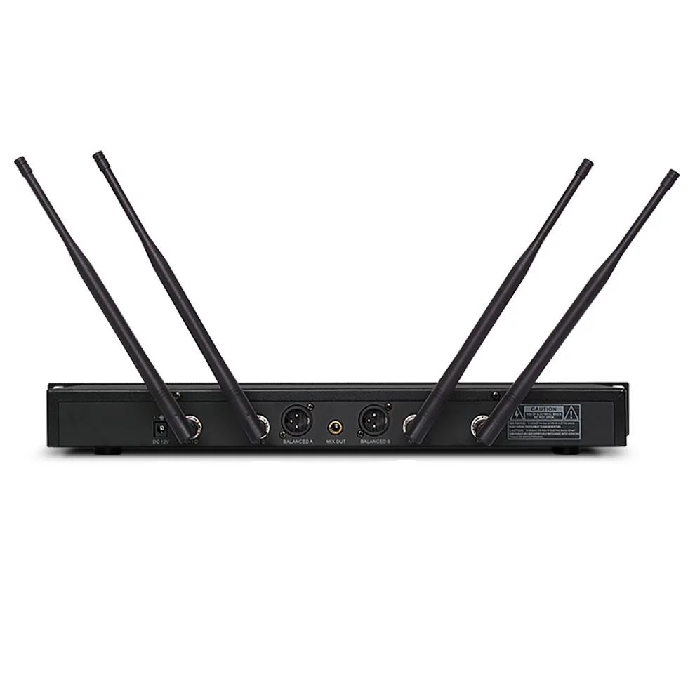 Двойной беспроводной микрофон УВЧ истинное разнообразие 2 SKM9000 ручной черный |