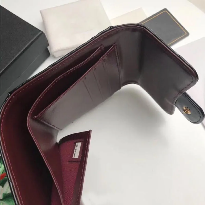 

Famous Brand Caviar Smooth Cow Leather Zipper Clutch Wallet Women Men Coin Purse Ladies Wristband Simple Mini Money and Card Bag