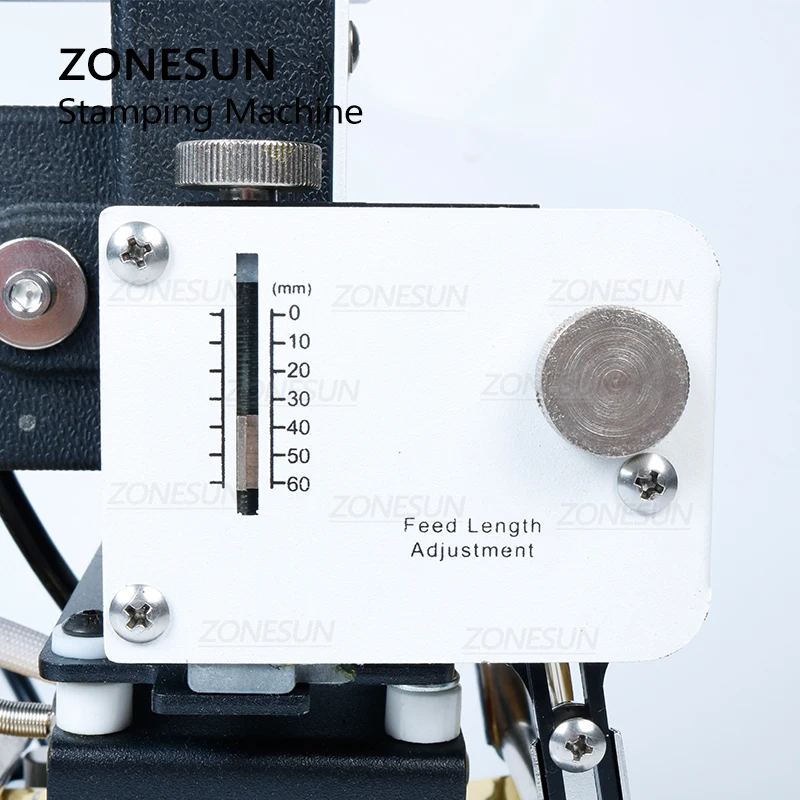 ZONESUN руководство Пресс машина для горячего тиснения фольгой карты Самосвал