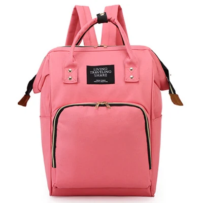 D style Diaper Bag Backpack For Mom Mother Large Capacity Wheelchairs Trolley Hanken Baby Maternity Bag - Color: D style