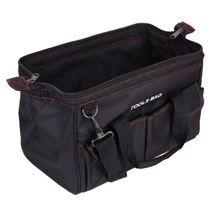 

Multi-function Shoulder Bag 600D Oxford Cloth Waterproof Handbag Storage Tool Bag Waterproof Large Size Metal Frame Port